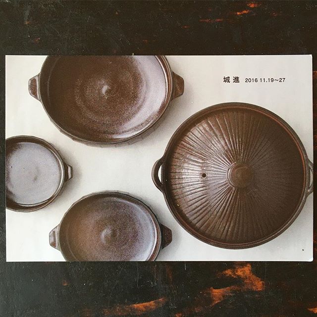 2016.11.19ー11.27 器らくや 悠遊 (福岡)にて在廊日 19、2020日23日 11:30/15:00はご飯鍋実演試食会もあります。耐熱の器 これからの季節に大活躍しますよ。ぜひお運びください。@yu_yu0304 @jojosusumu - from Instagram